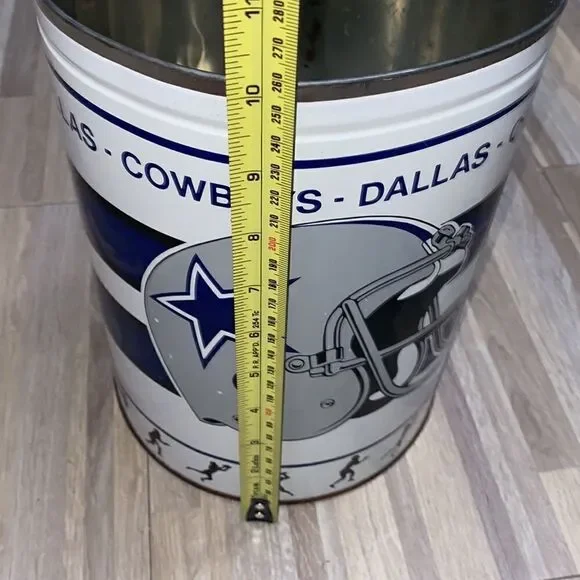 NFL Dallas Cowboy vintage t shirt single stitched vintage tin bucket man cave - Picture 6 of 16